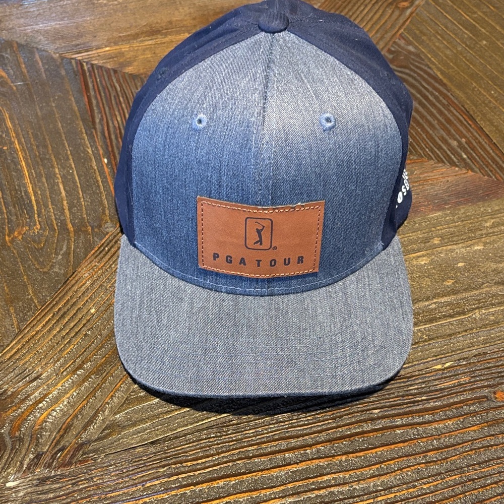 PGA Tour Blue and Gray Cap